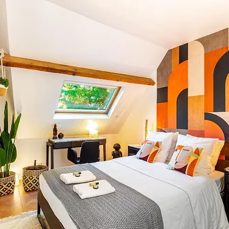 Apartment Stylish Modern Apartement - Art, Design, Garden, Villa Des Ammonites *